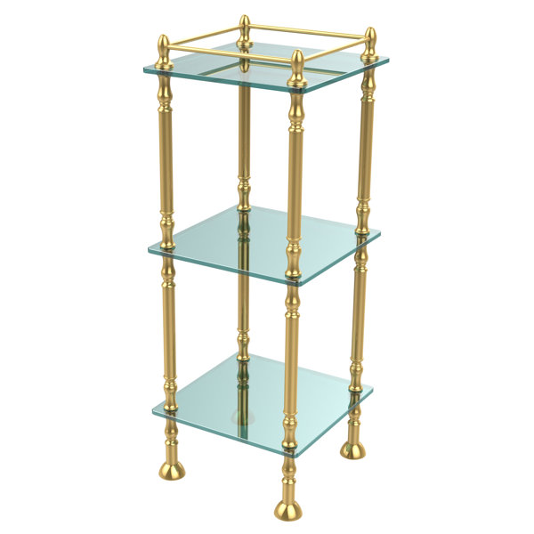Gold Freestanding Bathroom Shelf Semis Online